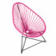 Fauteuil Acapulco Structure noire Fauteuil Acapulco Structure noire