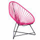 Fauteuil Acapulco Structure noire Fauteuil Acapulco Structure noire