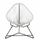 Fauteuil Acapulco Structure noire Fauteuil Acapulco Structure noire