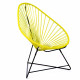 Fauteuil Acapulco Structure noire Fauteuil Acapulco Structure noire