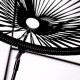 Fauteuil Acapulco Structure noire Fauteuil Acapulco Structure noire