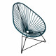 Fauteuil Acapulco Structure noire Fauteuil Acapulco Structure noire