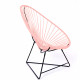 Fauteuil Acapulco Structure noire Fauteuil Acapulco Structure noire