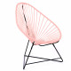 Fauteuil Acapulco Structure noire Fauteuil Acapulco Structure noire
