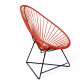 Fauteuil Acapulco Structure noire Fauteuil Acapulco Structure noire