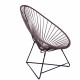Fauteuil Acapulco Structure noire Fauteuil Acapulco Structure noire