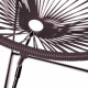 Fauteuil Acapulco Structure noire Fauteuil Acapulco Structure noire