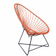Fauteuil Acapulco Structure noire Fauteuil Acapulco Structure noire