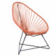 Fauteuil Acapulco Structure noire Fauteuil Acapulco Structure noire