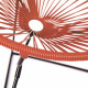 Fauteuil Acapulco Structure noire Fauteuil Acapulco Structure noire