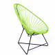 Fauteuil Acapulco Structure noire Fauteuil Acapulco Structure noire