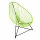 Fauteuil Acapulco Structure noire Fauteuil Acapulco Structure noire
