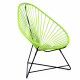 Fauteuil Acapulco Structure noire Fauteuil Acapulco Structure noire