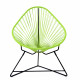 Fauteuil Acapulco Structure noire Fauteuil Acapulco Structure noire