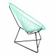 Fauteuil Acapulco Structure noire Fauteuil Acapulco Structure noire