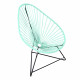 Fauteuil Acapulco Structure noire Fauteuil Acapulco Structure noire
