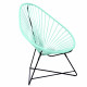 Fauteuil Acapulco Structure noire Fauteuil Acapulco Structure noire