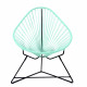 Fauteuil Acapulco Structure noire Fauteuil Acapulco Structure noire