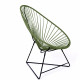 Fauteuil Acapulco Structure noire Fauteuil Acapulco Structure noire