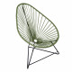 Fauteuil Acapulco Structure noire Fauteuil Acapulco Structure noire