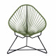 Fauteuil Acapulco Structure noire Fauteuil Acapulco Structure noire