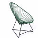 Fauteuil Acapulco Structure noire Fauteuil Acapulco Structure noire