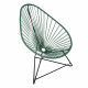 Fauteuil Acapulco Structure noire Fauteuil Acapulco Structure noire