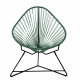 Fauteuil Acapulco Structure noire Fauteuil Acapulco Structure noire
