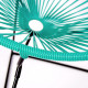 Fauteuil Acapulco Structure noire Fauteuil Acapulco Structure noire