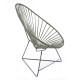 Fauteuil Acapulco BOQA Acrylique Vert Epicea Structure noire Fauteuil Acapulco BOQA Acrylique Vert Epicea Structure noire