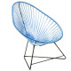 Fauteuil Acapulco Structure noire Fauteuil Acapulco Structure noire