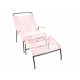 détail fauteuil brazza rose quartz 