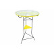 Yellow outdoor high table Yellow outdoor high table