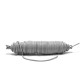 Coils Gray Acapulco Table Coils Gray Acapulco Table