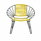 White Huatulco chair