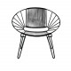 White Huatulco chair