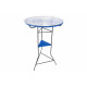  Table Haute ronde Bleu Nuit 