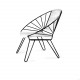 White Huatulco chair