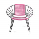 White Huatulco chair