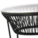 Table TOCA - Noir, plateau verre et structure noire Table TOCA - Noir, plateau verre et structure noire