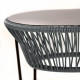Table TOCA - Gris, plateau acier et structure noire Table TOCA - Gris, plateau acier et structure noire