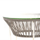 Table Toca Acrylique Gris Beige Table Toca Acrylique Gris Beige