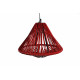  Lampe suspension Wixit Bordeaux 
