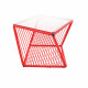 Table d'appoint carrée Rouge   Table d'appoint carrée Rouge
