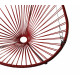 Details of Purple Bordeaux Acapulco hanging chair