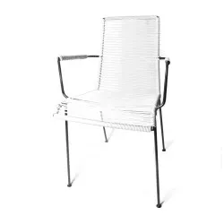 silla cuerda apoyabrazos