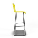 White bar stool White bar stool