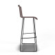 White bar stool White bar stool