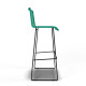 White bar stool White bar stool