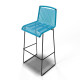 White bar stool White bar stool